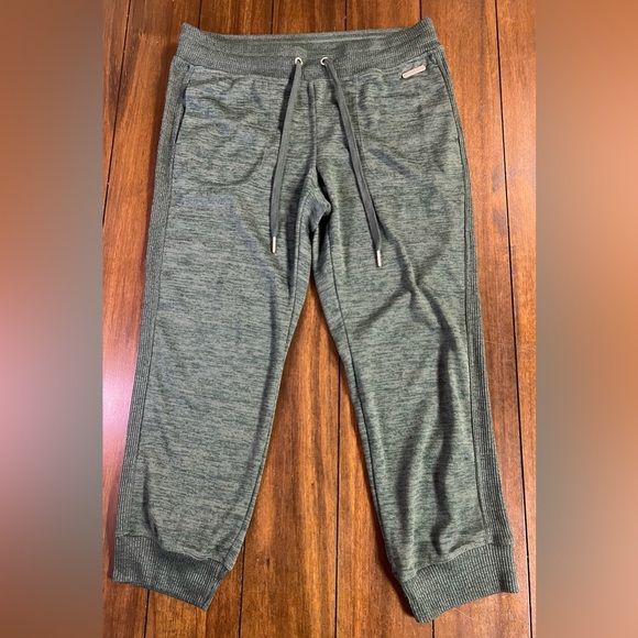 Calvin Klein Performance Sweatpants Joggers - Petite - Green - Size: Small - Picture 1 of 9